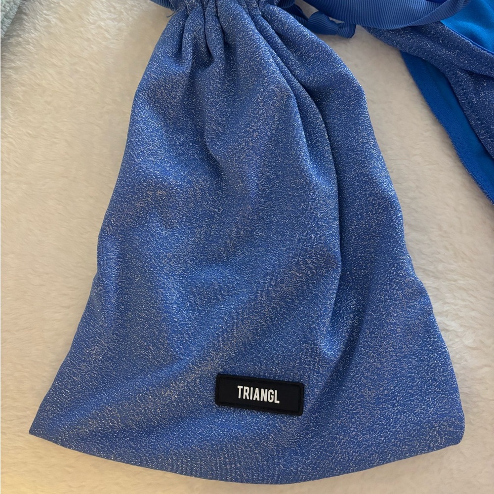 Triangl sparkly blue bikini set - Picture 4 of 4